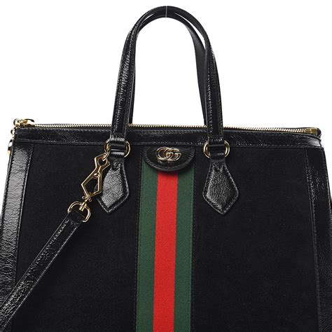 gucci black suede ophidia bag|Gucci ophidia clear bag.